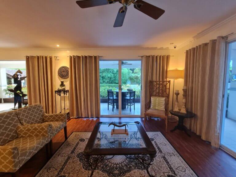 The Living and Dining Areas