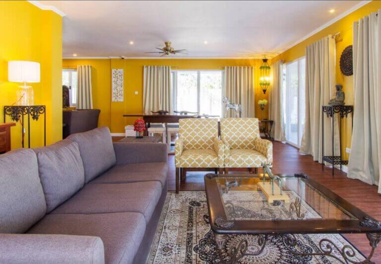 The Living and Dining Areas