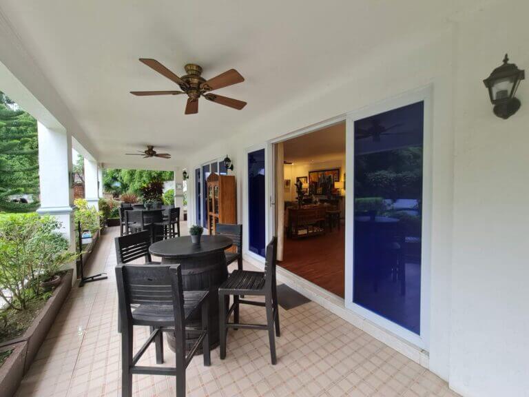 The Ground Floor Terrace area